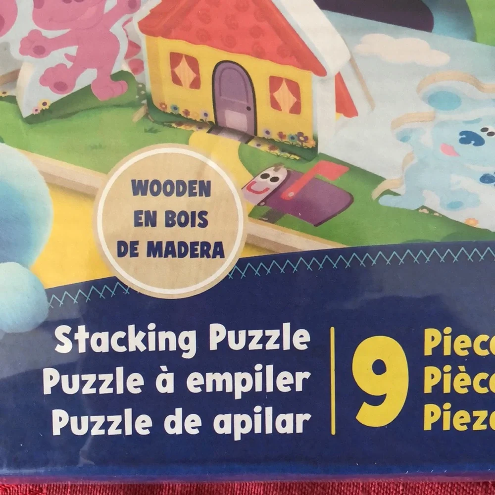 Melissa & Doug Nickelodeon Blue’s Clues wooden rainbow stacking puzzle